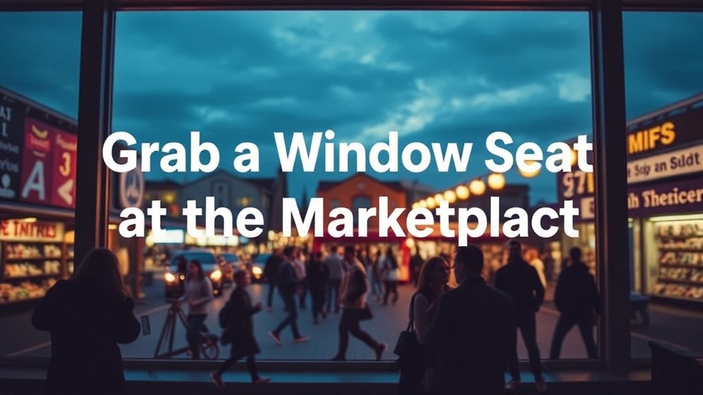 Grab a Window Seat at the Marketplace
