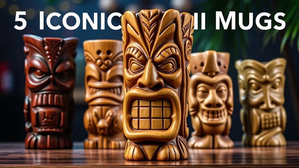 5 Iconic Tiki Mugs Every Collector Needs in Their Collection