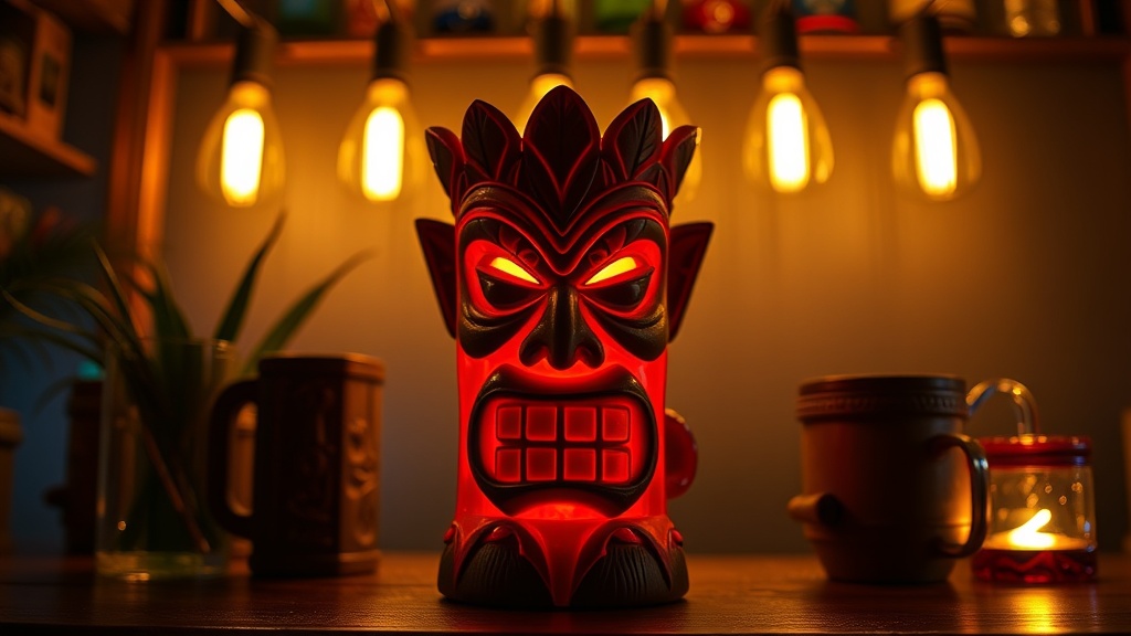 Choosing the Right Lighting for Your Tiki Mug Display