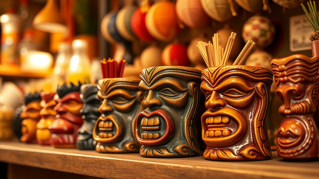 Finding High Quality Ceramic Tiki Mugs at Local Markets