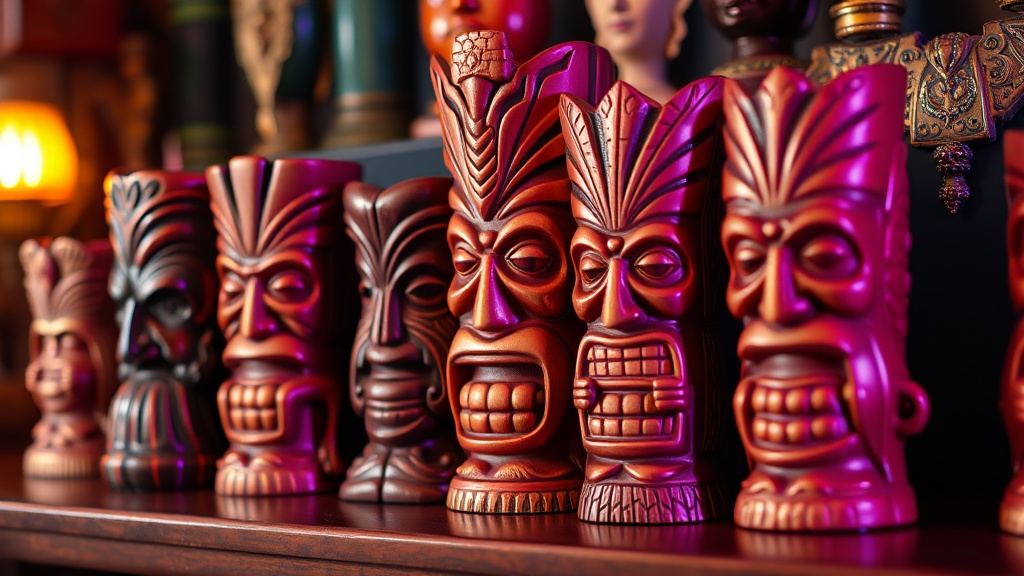 How to Display and Care for Your Vintage Tiki Mug Collection