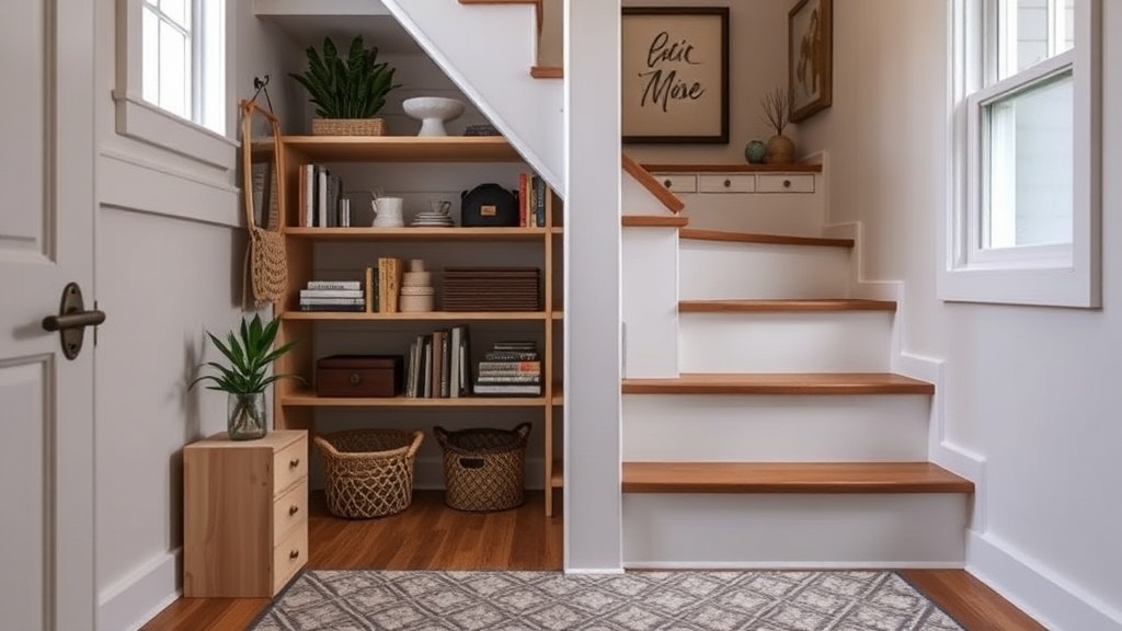 10 Clever Under-Stair Storage Ideas for Tiny Homes