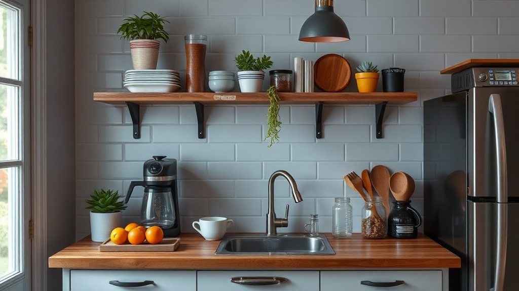Building a Multi-Functional Coffee Station in a Tiny Kitchen