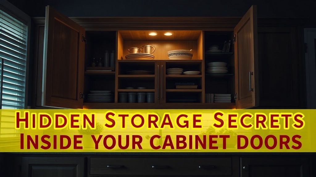 Hidden Storage Secrets Inside Your Cabinet Doors