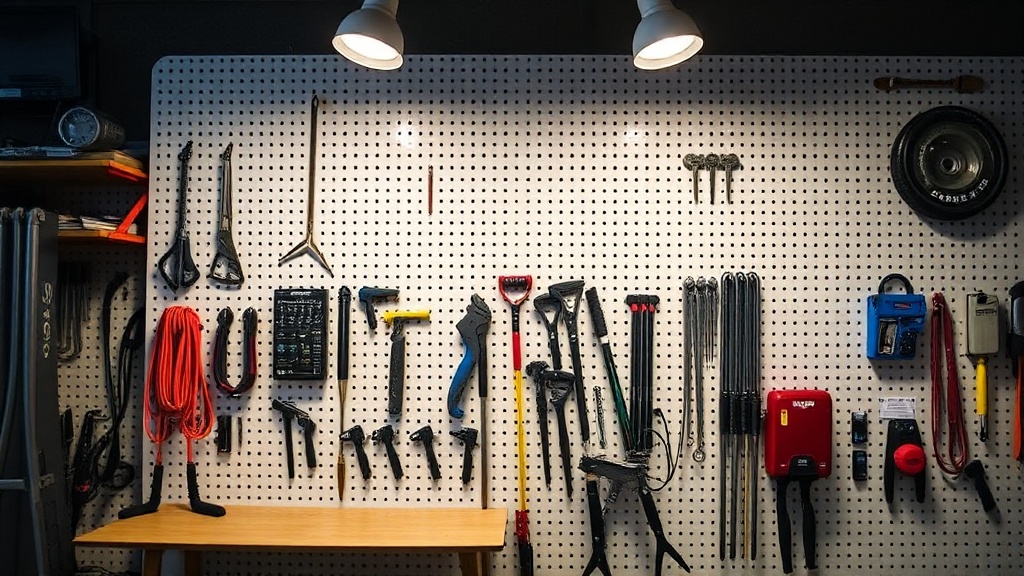 Maximizing Vertical Wall Space with Pegboard Systems