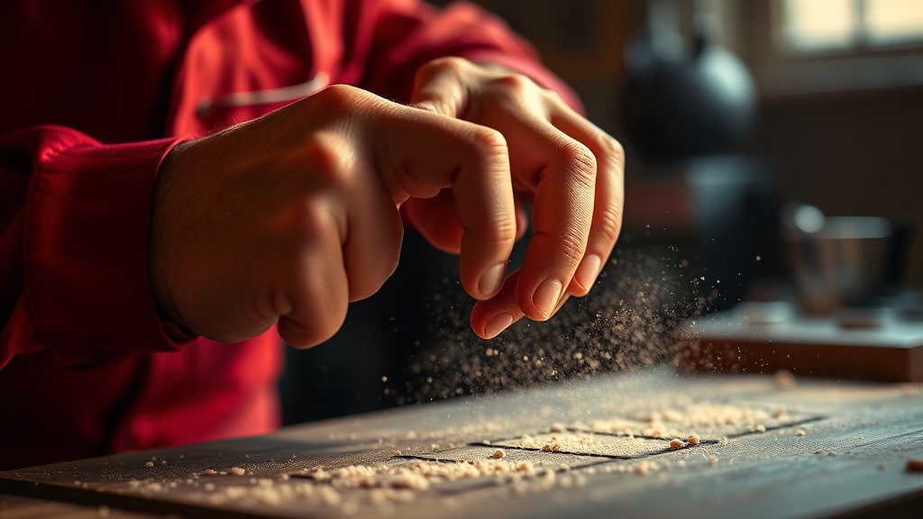 Removing Dust from Delicate Figure Joints