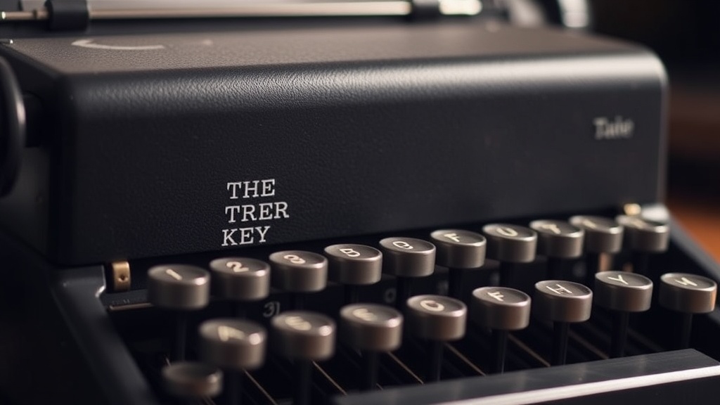 How to Fix a Stuck Typewriter Key