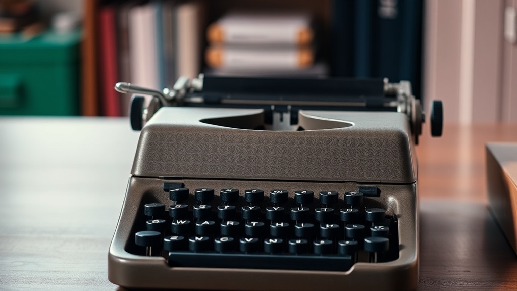 How to Store Vintage Typewriters Without Damaging the Mechanism