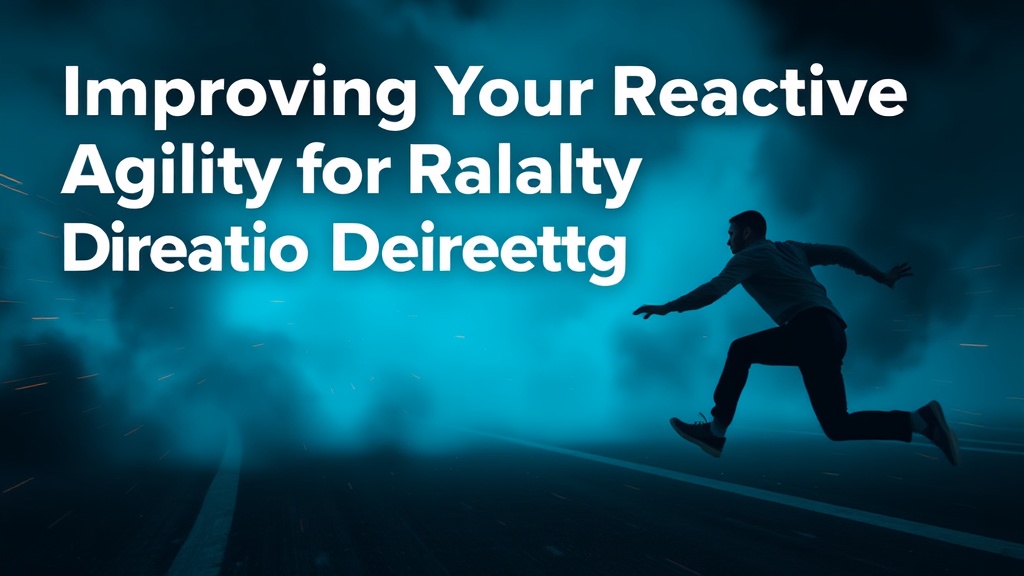 Improving Your Reactive Agility for Rapid Direction Changes