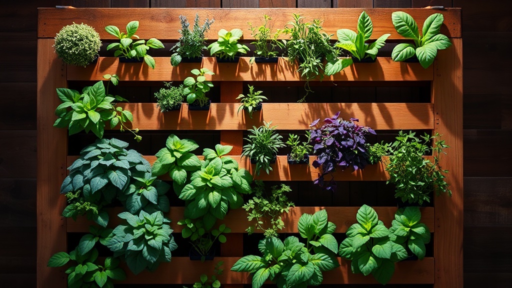 Build a Vertical Herb Garden with Upcycled Pallets