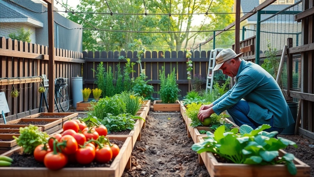 Building a Year-Round Vegetable Garden in Smaller Backyard Spaces