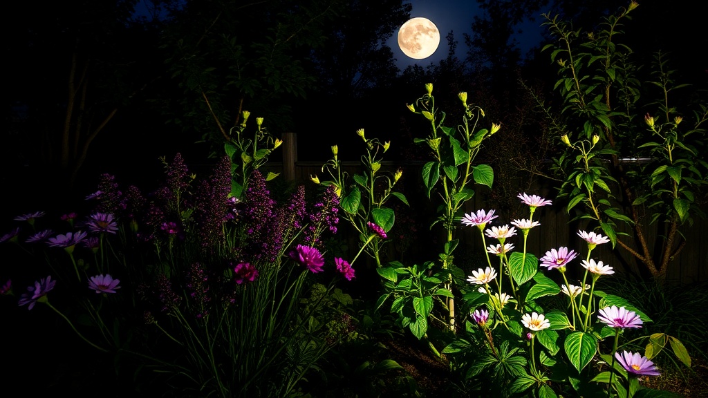 Creating a Moonlight Garden with Night-Blooming Plants