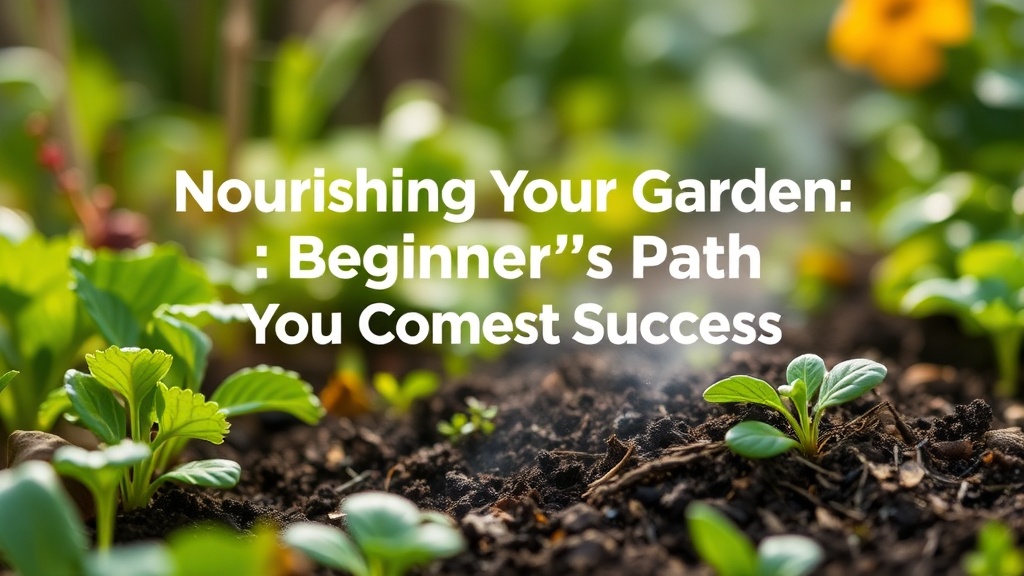 Nourishing Your Garden: A Beginner's Path to Composting Success