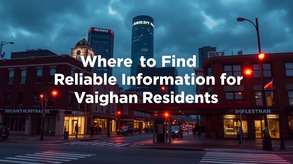 Where to Find Reliable Information for Vaughan Residents
