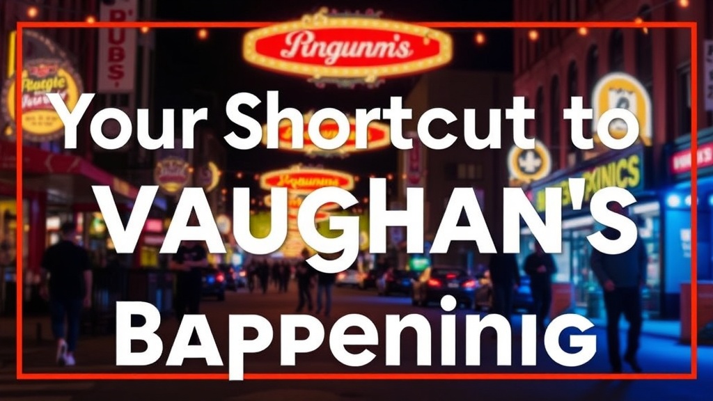 Your Shortcut to Vaughan's Best Happenings