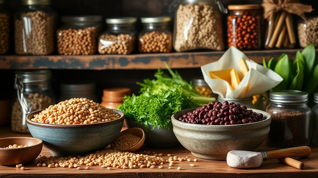 Building a Versatile Plant-Based Pantry with Whole Grains and Legumes