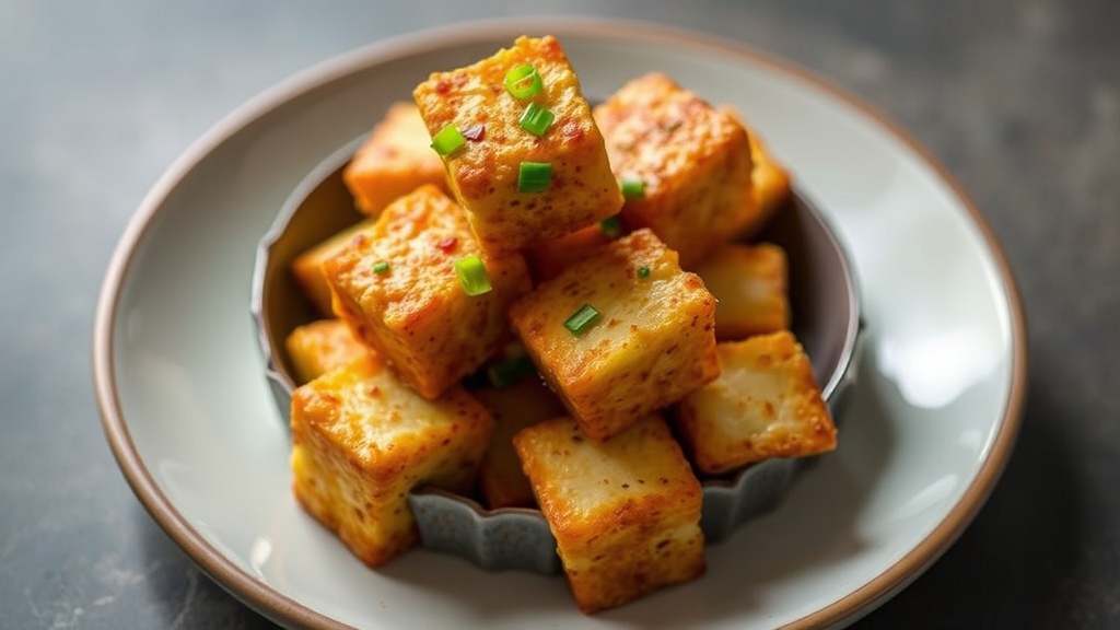 Making Golden Crispy Tofu Without Deep Frying