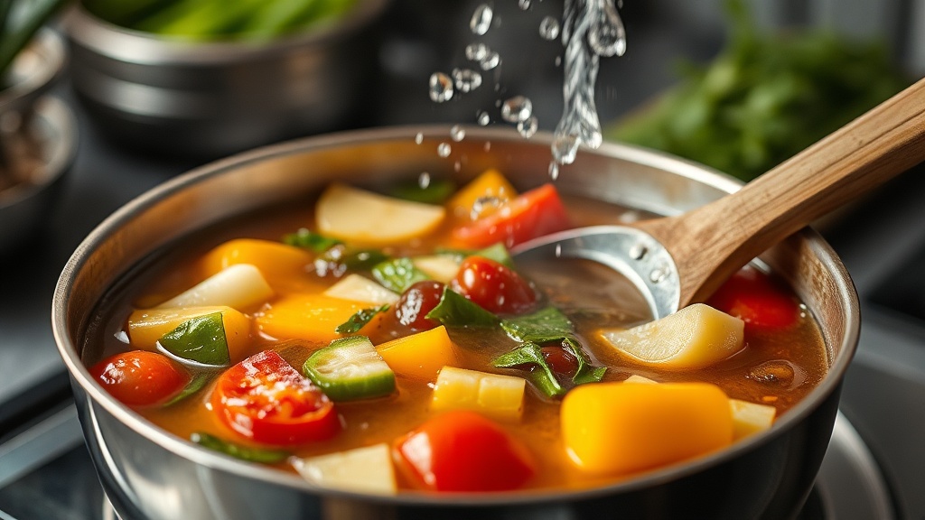 Sautéing with Water and Vegetable Stock