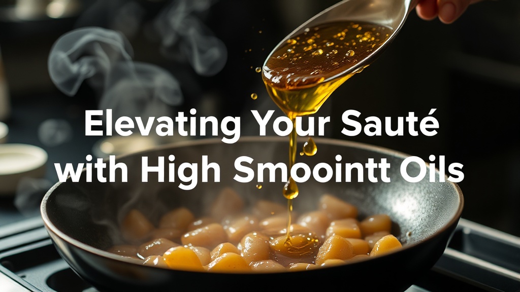 Elevating Your Sauté with High Smoke Point Oils