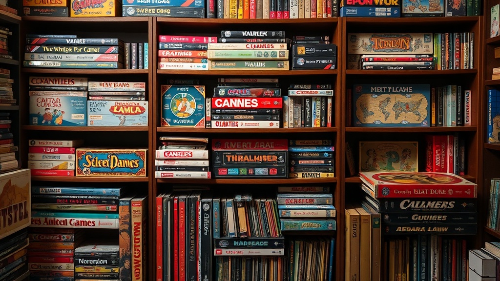 How to Properly Store and Display Your Vintage Board Game Collection