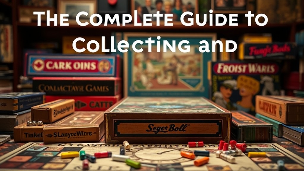The Complete Guide to Collecting and Preserving Vintage Board Games