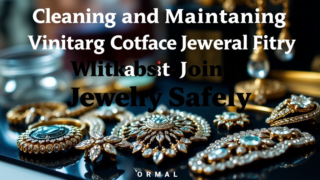 Cleaning and Maintaining Vintage Costume Jewelry Safely