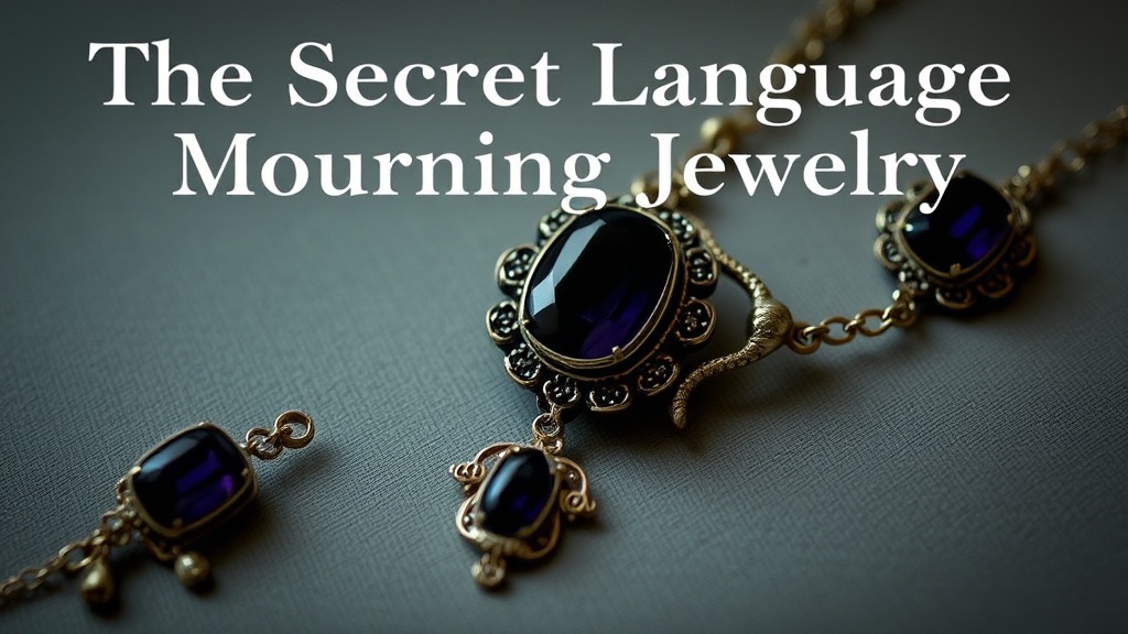 The Secret Language of Victorian Mourning Jewelry