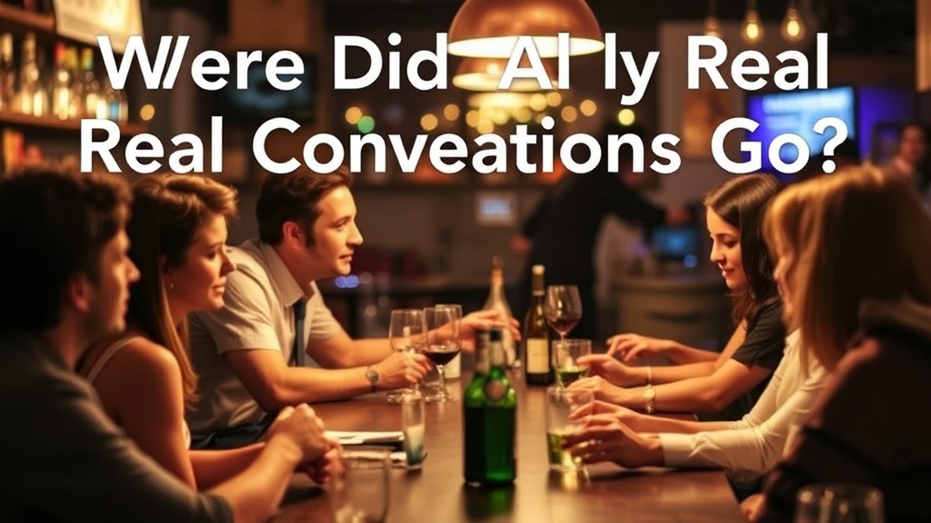 Where Did All the Real Conversations Go? Reclaiming Connection Through Analog Rituals