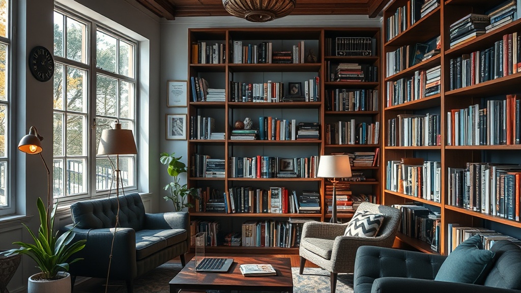 Organizing a Functional Home Library with Used Books