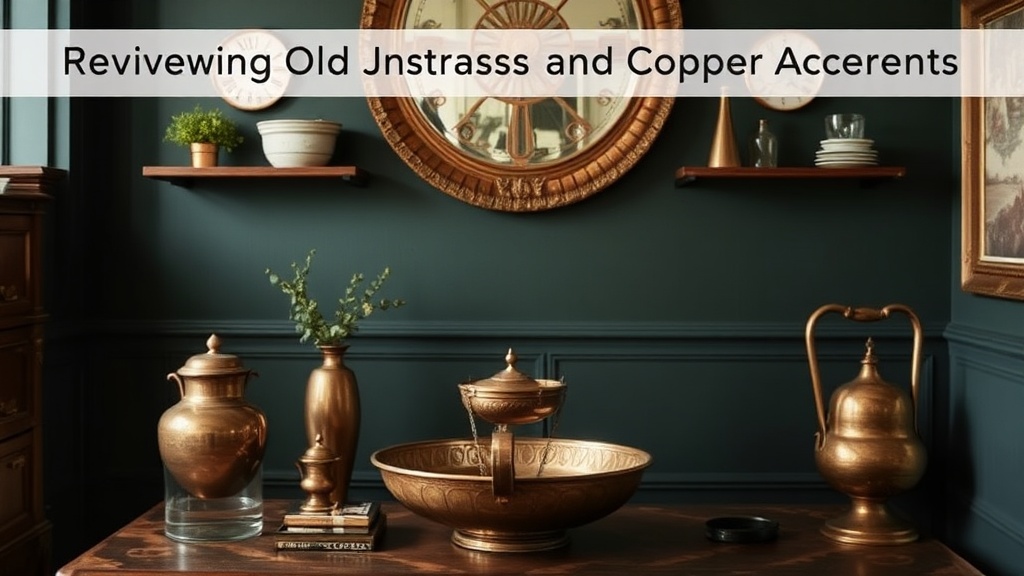 Reviving Old Brass and Copper Accents in Your Home