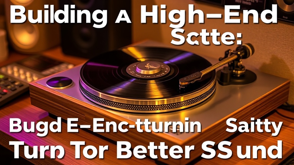 Building a High-End Turntable Setup for Better Sound