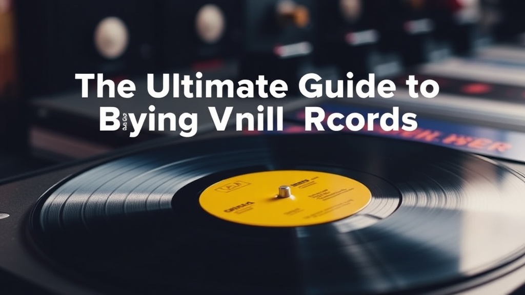 The Ultimate Guide to Buying Vinyl Records: Expert Tips and Insights
