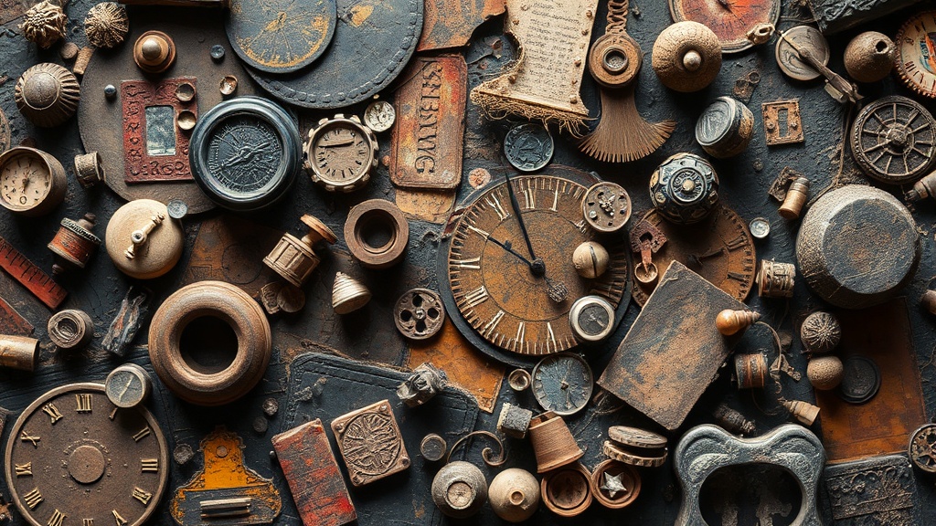 Building Texture with Found Objects and Mixed Media