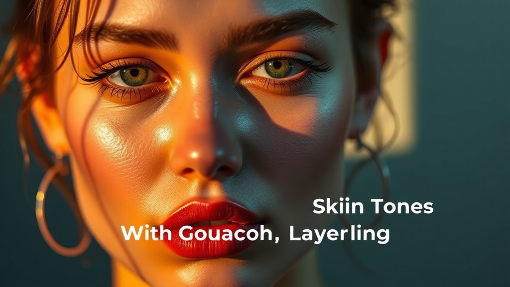 How to Build Luminous Skin Tones With Gouache Layering