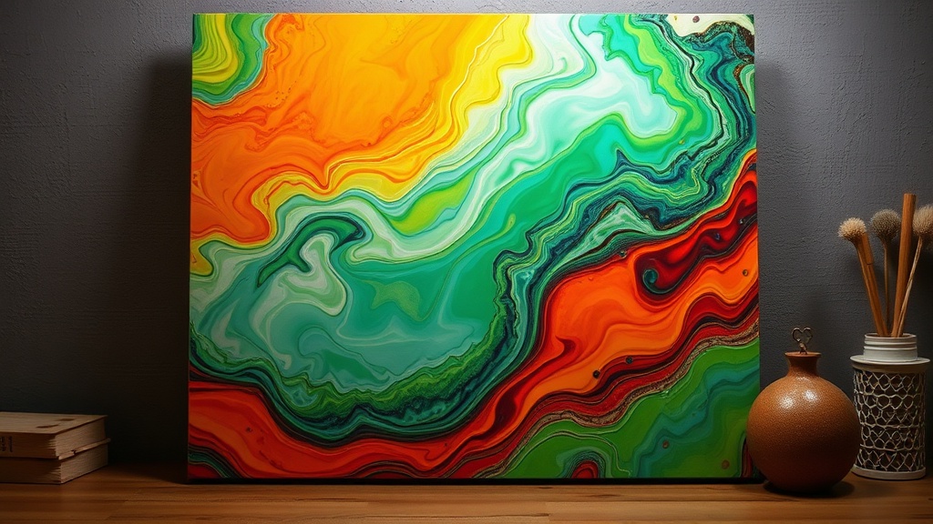 How to Create Beautiful Acrylic Pour Art at Home