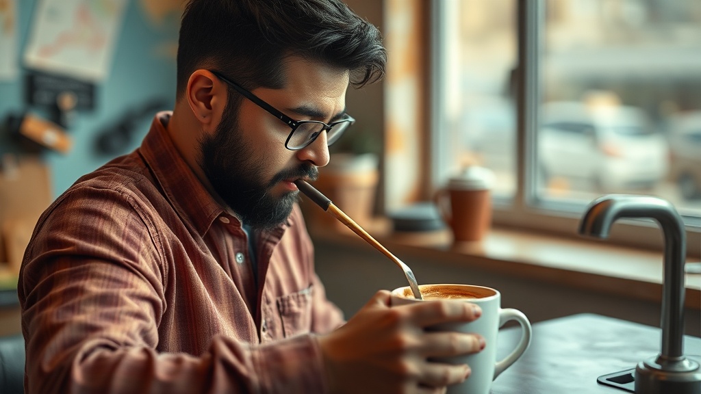 Mixing Custom Tones with Coffee Stains