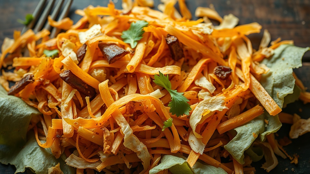 Unexpected Textures from Kitchen Scraps