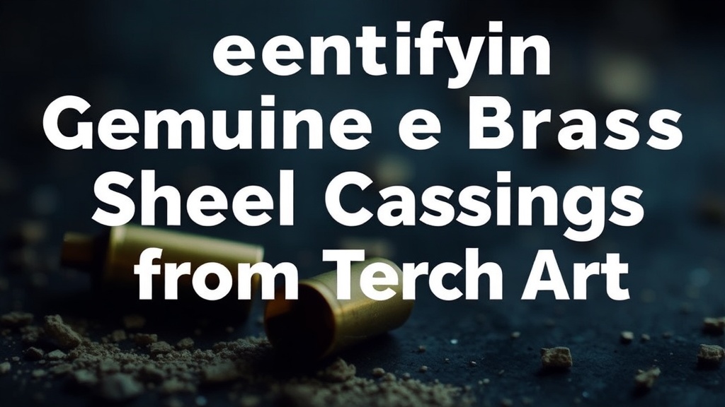 Identifying Genuine Brass Shell Casings from Trench Art