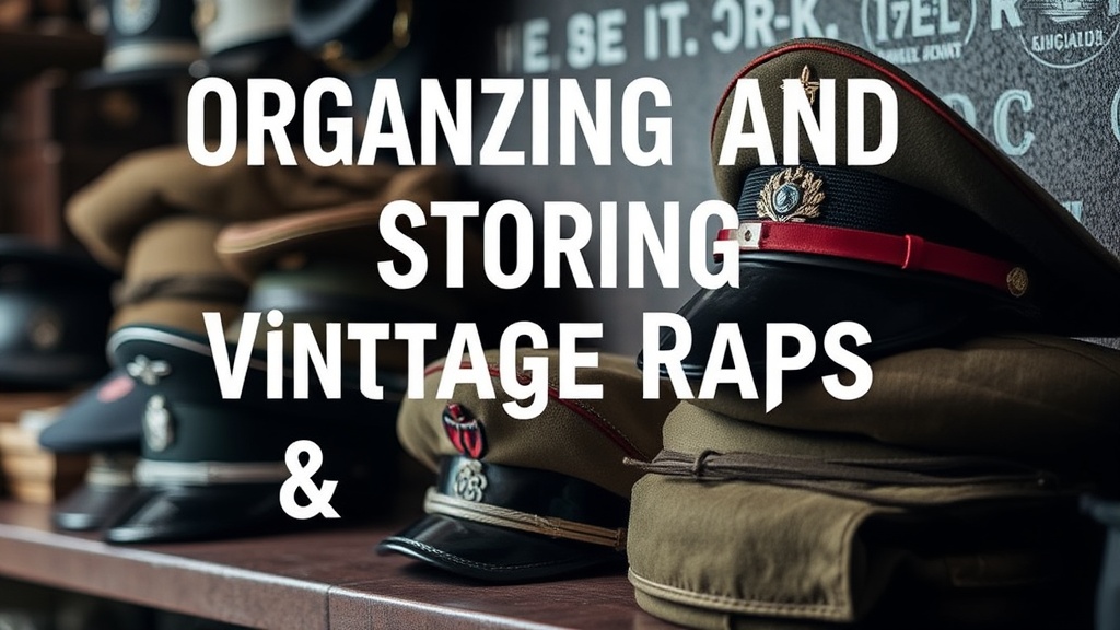 Organizing and Storing Vintage Military Caps and Headgear