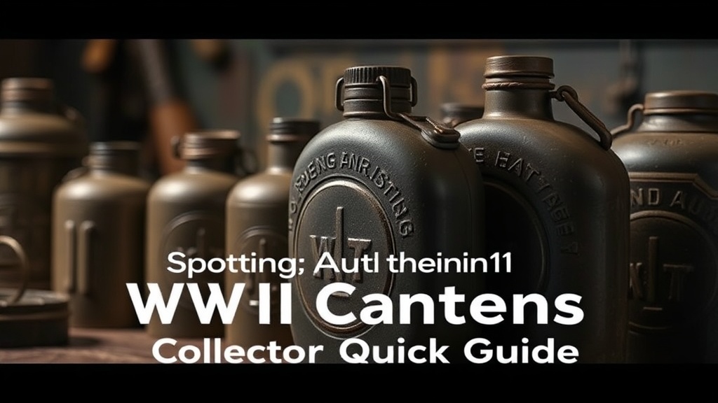 Spotting Authentic WWII Canteens: A Collector's Quick Guide
