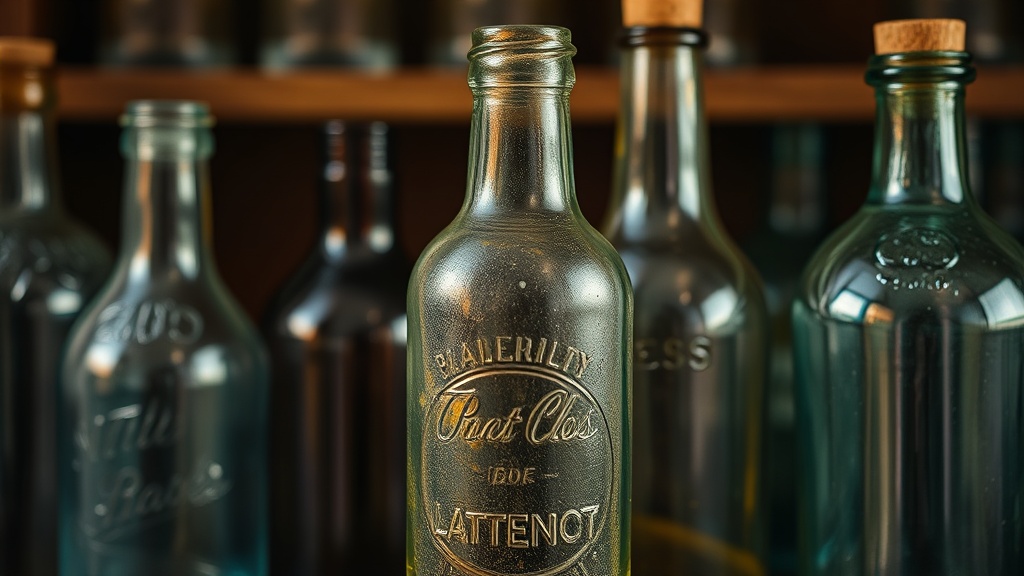 Why Do Vintage Glass Bottles Show So Much Surface Wear?