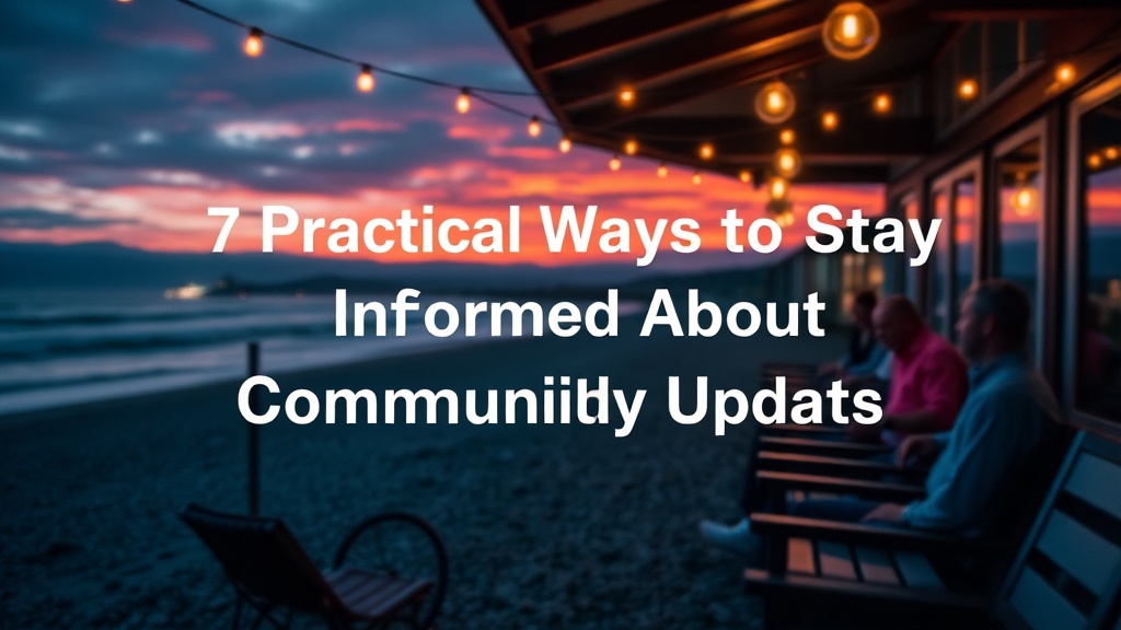 7 Practical Ways to Stay Informed About Wasaga Beach Community Updates