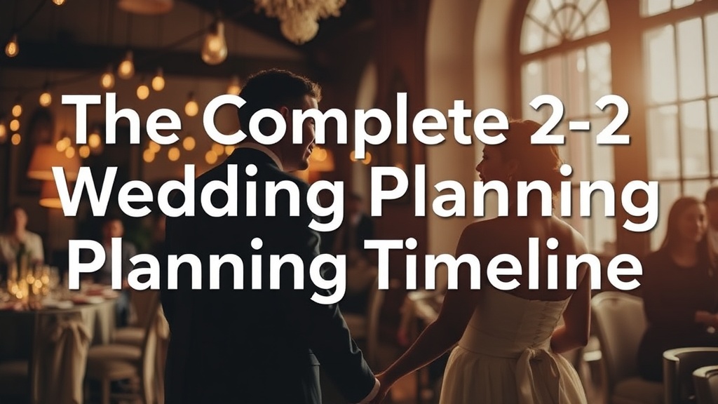 The Complete 12-Month Wedding Planning Timeline for Couples