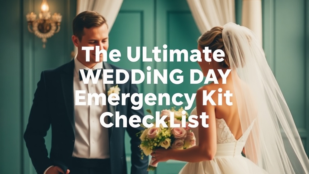 The Ultimate Wedding Day Emergency Kit Checklist