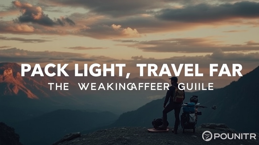 Pack Light, Travel Far: The Weekend Warrior's Ultimate Guide