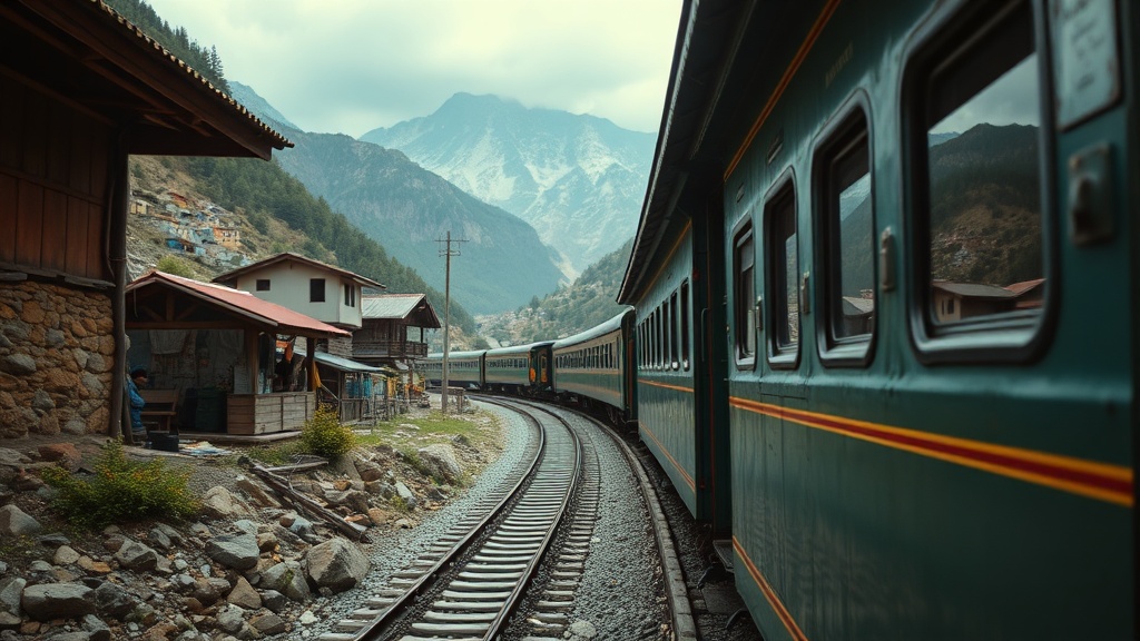 Exploring Remote Mountain Villages by Local Train