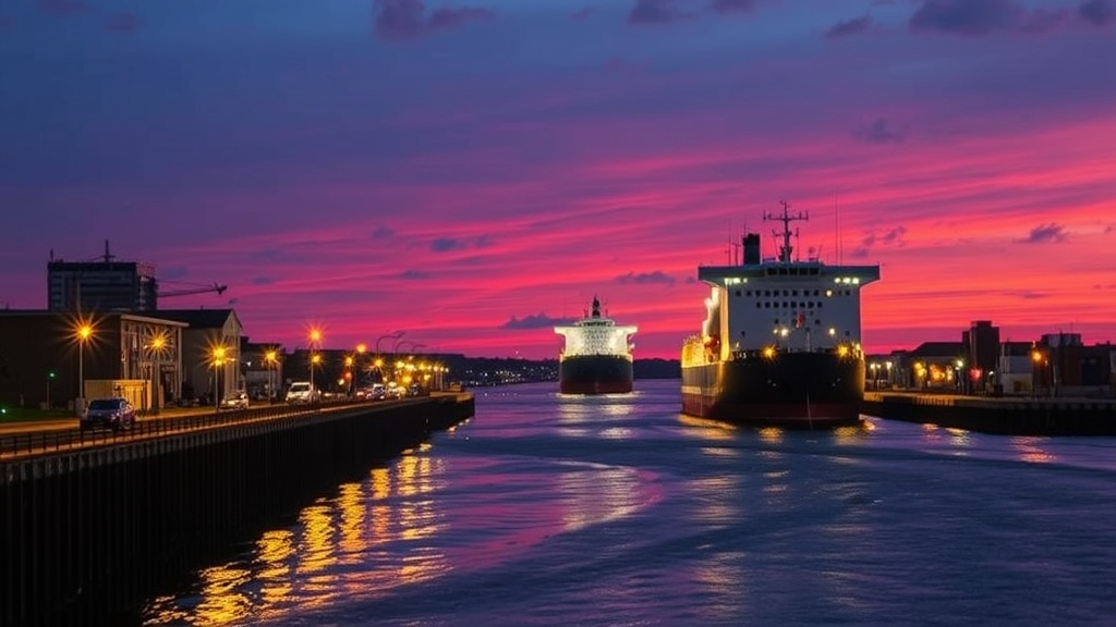 Best Spot to Watch Ships Pass Through the Welland Canal