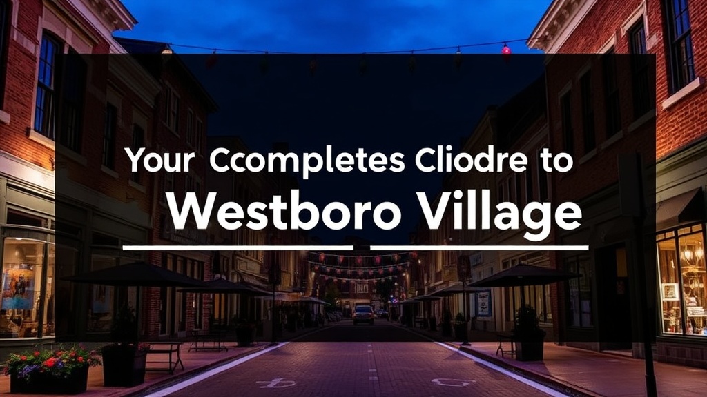 Your Complete Guide to Exploring Westboro Village