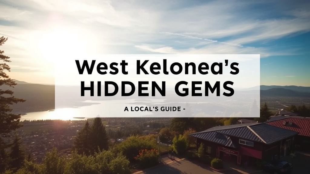 Exploring West Kelowna's Hidden Gems: A Local's Guide