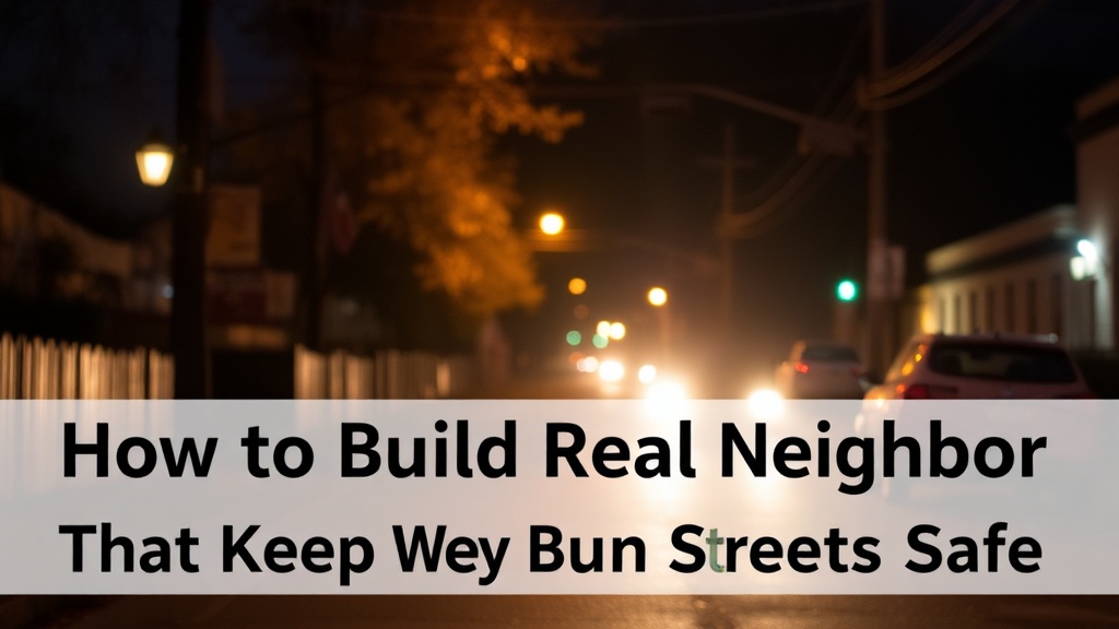 How to Build Real Neighbor Connections That Keep Wey Burn Streets Safe